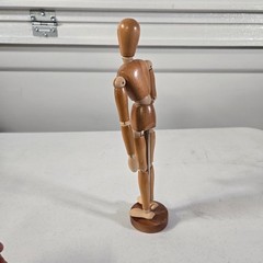 12″ Wooden Artist Mannequin Jointed Articulated Posable Human Figure Model A9