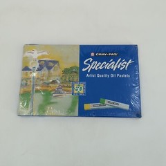 Cray-Pas Sakura Oil Pastel Square Sticks Set 50-Piece Specialist Assorted ESP5