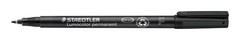 Staedtler Lumocolor 318 Fine Tip Black Marker 0.6mm Waterproof Quick Drying