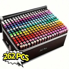 Alcohol Marker Pens Set Dual Tip 12 168 Colors Art Sketch Drawing Markers