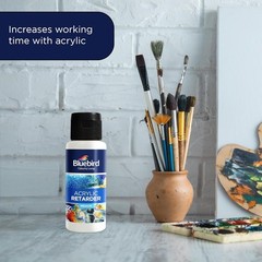 BLUEBIRD Acrylic Paint Retarder 3.4 Fl. Fl Oz (Pack of 1), transparent