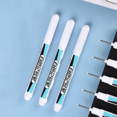 3Pcs 0.7mm [White] Permanent Paint Marker Pen for Wood Rock Plastic Glass Metal