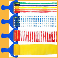 Kids Paint Brushes, 12 Pack Washable Painting Brushes for Toddlers Kids Early Le