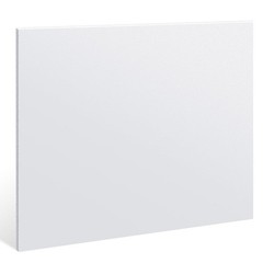 HDPE Plastic Sheet 1/2″ x 12″ x 24″ White High Density Polyethylene Board DIY