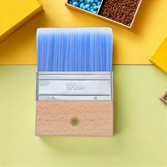 Paint Brushes Set Flat Bristle Paint Brushes with Wood Handle for Oil-Based
