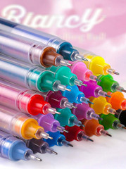24 PCS Gel Pens Metallic Neon Glitter Pastel High Quality with Fine Points USA