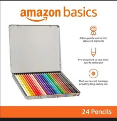 24 Colored Pencils with Case, Great For Artist, Students And Hobbyist, New