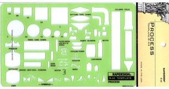 Berol Rapidesign Template – Process – R-44