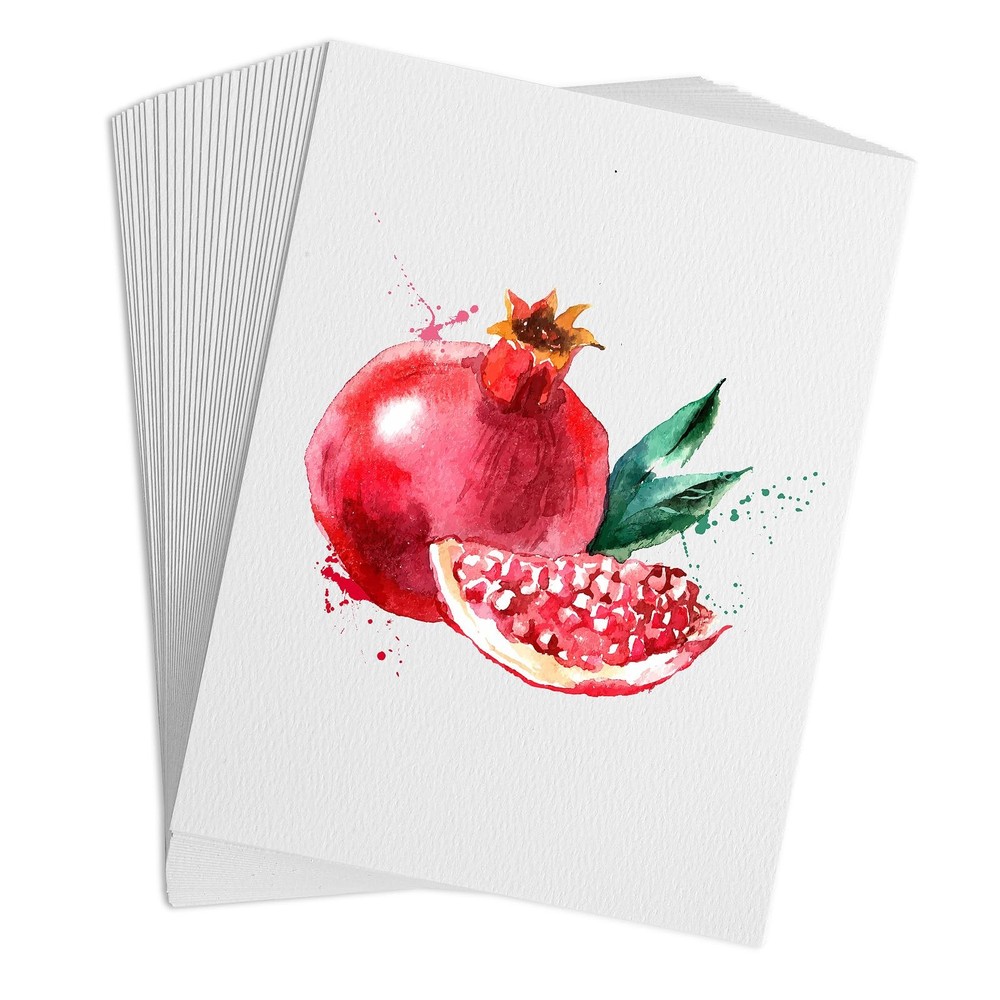 30 Sheets 100 Cotton Watercolor Paper 6×8 Inch 140lb 300gsm Cold Press Art