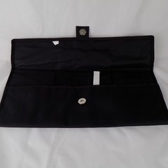 Artist Paint Brush Carry Case Black Craft Bag Pencils Pastels Magnetic Closure