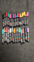 Uni Posca Paint Markers,5M Medium Acrylic Markers with Reversible Tips set of 29