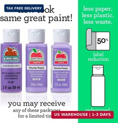 Apple Barrel Acrylic Paint in Assorted Colors (2 oz), 20505, Antique White