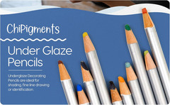 ® Underglaze Pencils – 12-Pack (Full Color Set) Ceramic Decorating Tools for Pot