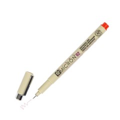 XSDK02-19 Sakura Pigma Micron 02 Marker Pen, 0.30mm Tip, Red, 2 Boxes of 12