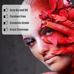 Bowitzki 30g Professional Face Paint Body Water Based painting Red