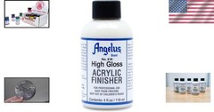 High Gloss Acrylic Leather Paint Finisher 4oz – Streak-Free & Durable Finish