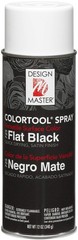 Design Master 725 Flat Black Colortool Spray 12 Ounce (Pack of 1),