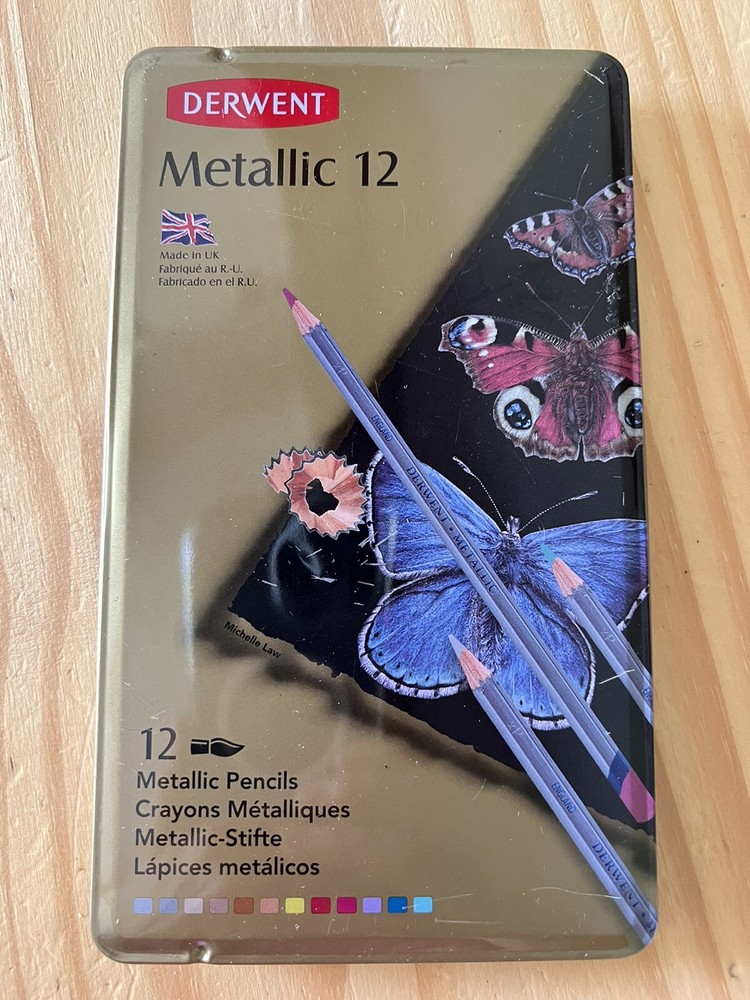 derwent metallic pencils 12 pieces sealed (See Pics For Details)