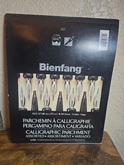 Bienfang 49 Sheets 8.5″ X 11″ different colored PARCHMENT PAPER w calligraphy