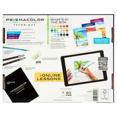 Prismacolor Technique 25 PC Art Set Landscape Levels 1 2 3 Online Lessons