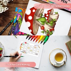 Coloring Art Paint Fine Felt Tips Fineliner Draw Color Pens Porous Point Markers