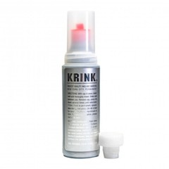 KRINK Silver 4oz Mop Marker – Permanent Glossy Metallic Opaque Paint Pen