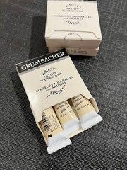 Lot of 9 TUBES GRUMBACHER ROSE MADDER PR83 PIGMENT ARTISTS WATERCOLOR PAINT