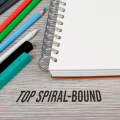 U.S. Art Supply 8″x10″ Top Spiral Bound 8-x-10-inch, Graphite,Natural White