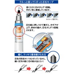 Uni KURU TOGA .5mm Mechanical Pencil “Maintain the Sharper Edge”
