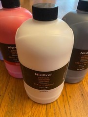NicPro Premium Acrylic Pouring Paint. 7 Great Colors 33.8 oz Large New Unopened