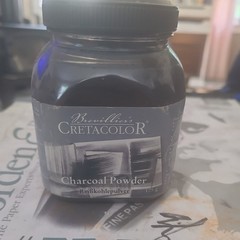 Cretacolor Charcoal Powder 175g Pot. For Artists Drawing and Sketching