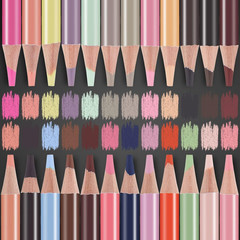 24 Colors Skin Tone Colored Pencils for Portraits and Skintone Artists, Oil Colo