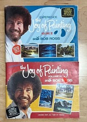 Bob Ross Vintage 1980s Joy of Painting Volumes ONE through TEN! A masterpiece!