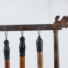 Nwfashion Wood Carving Calligraphy Sumi Brush Hanger Calligraphy Rosewood Stand