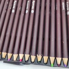 Art-n-Fly Premium Oil Based Colored Pencils 54 of 72 Partial Set With Case