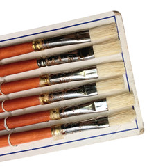 RUBY SERIES 2031 HOG BRISTLE BRUSH #9 NEW OLD STOCK 1980s