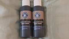 Crafter’s Closet Chalkboard Craft Paint Black 4 fl oz 2 Bottles