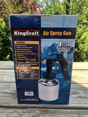 New King Craft Air Spray Gun 1QT Bleeder Type 1.5-4 CFM Required Easy Clean
