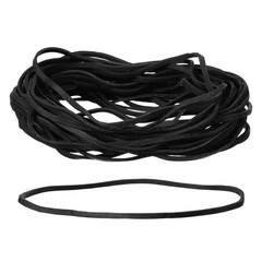 7.1″ x 1/8″ 50 Pcs Black Heavy Duty Elastics Rubber Bands for File Folder