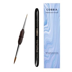 Fine Tip Round Sable Hair Brushes for Watercolor, Acrylic, Gouache, Oil Paint…