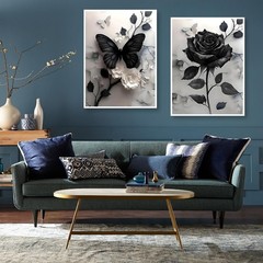 LWZAYS 2 Packs Flower Diamond Art Kits for 16 x 12 inches, G8871+G9057-US