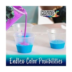 Pouring Masters 84-Color Ready to Pour Acrylic Pouring Paint Set with Silicon…