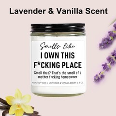 Younift Funny Scented Candle, House 2.75 inches (W) x 3.5 (H), White