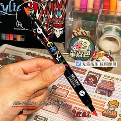Dual-Tip Acrylic Paint Markers Set–Professional Art Pens for Stone, Wood & Craft
