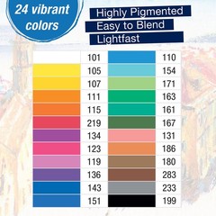 Faber-Castel FC127024 Creative Studio Oil Pastel Crayons (24 Pack), Assorted