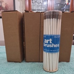 Lot: Vintage Artist Brushes – Binney & Smith brushes New in box. (4 boxes)