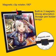 A3-D36 Magnetic Absolute LED Copy Station Soft Eye Protection Edging Calligraphy