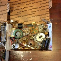 1 Pound lot ” Steampunk Parts” for Artists-Treasure Finder network- lot #RT699