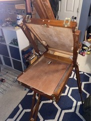 Solid Wood Adjustable Artist Easel – Folds Flat – Excellent Condition