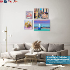 Canvas Boards for Painting – 24 Pack – Art Supplies Paint Canvas 5X7, 8X10, 9X12